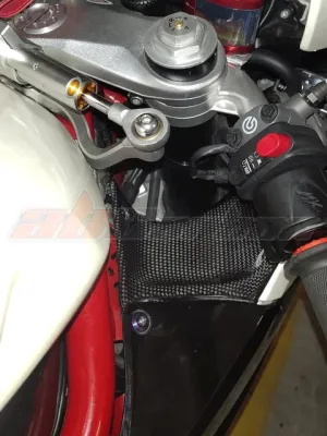 Air Tube Cover Air Induct Cover Side Panel Cover Fairing Cowl For Mv Agusta F3 675 2012 Full Carbon Fiber 100%