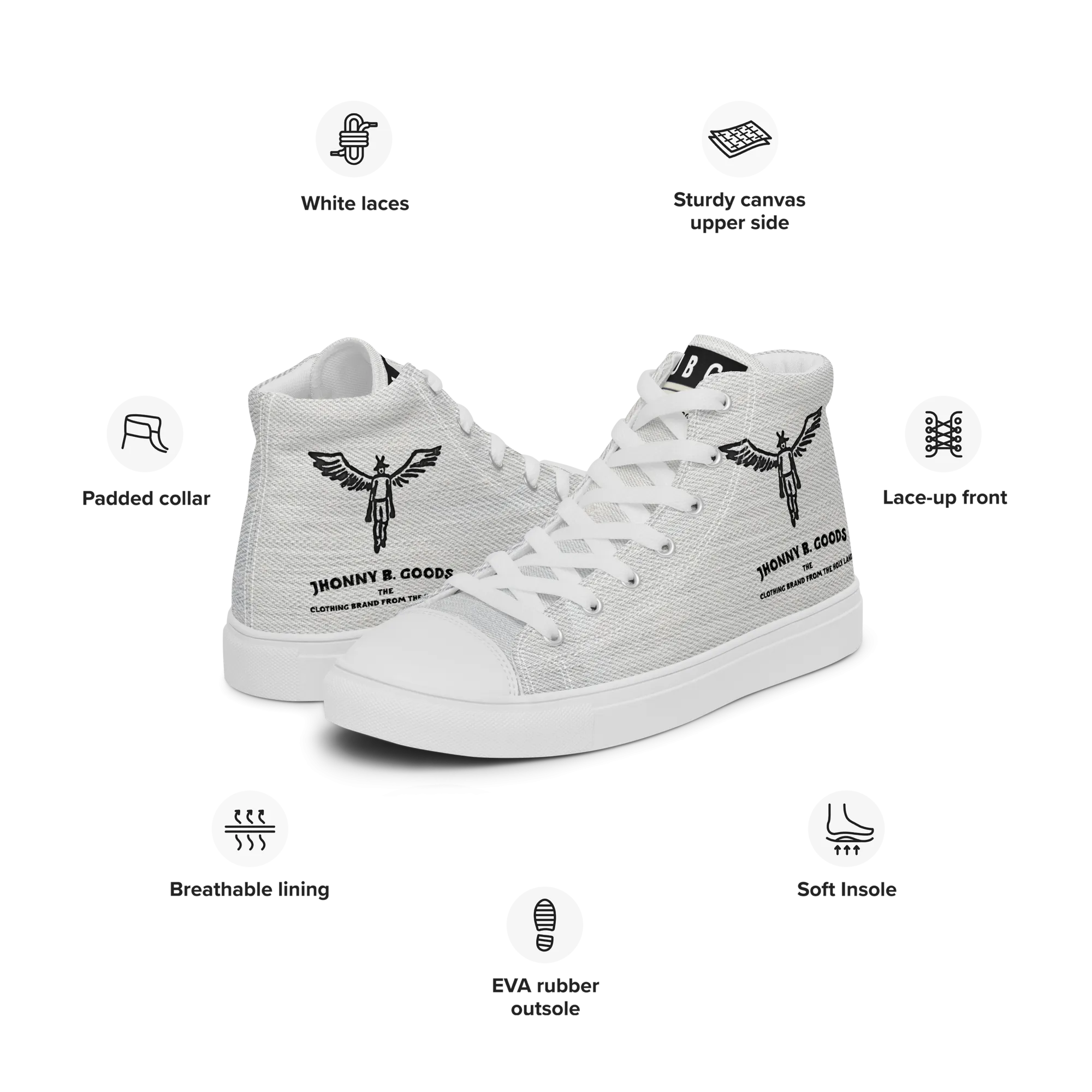 Angel Men’s high canvas shoes