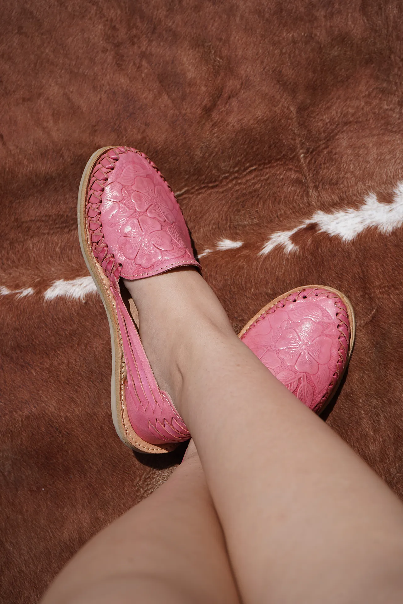 Anna Hot Pink Huaraches