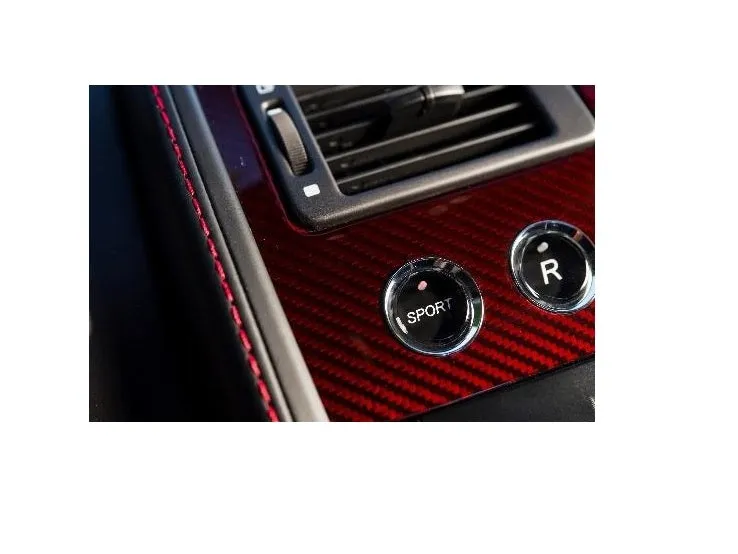 Aston Martin Vantage Red Carbon Fiber Instrument Center Panel