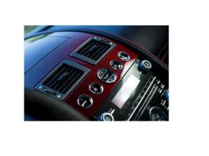 Aston Martin Vantage Red Carbon Fiber Instrument Center Panel