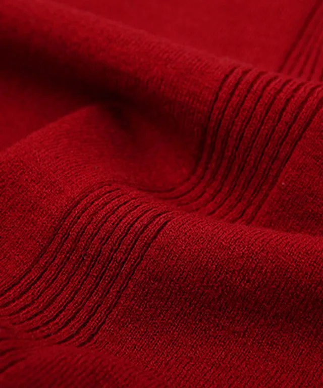 AVEN Women's Basic Polo Knit - Wine