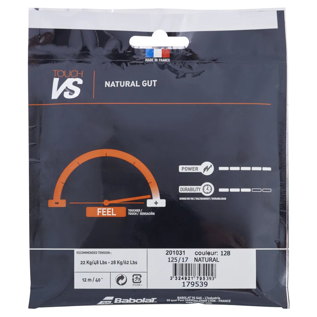 Babolat Touch VS 17/1.25 Tennis String (Natural)