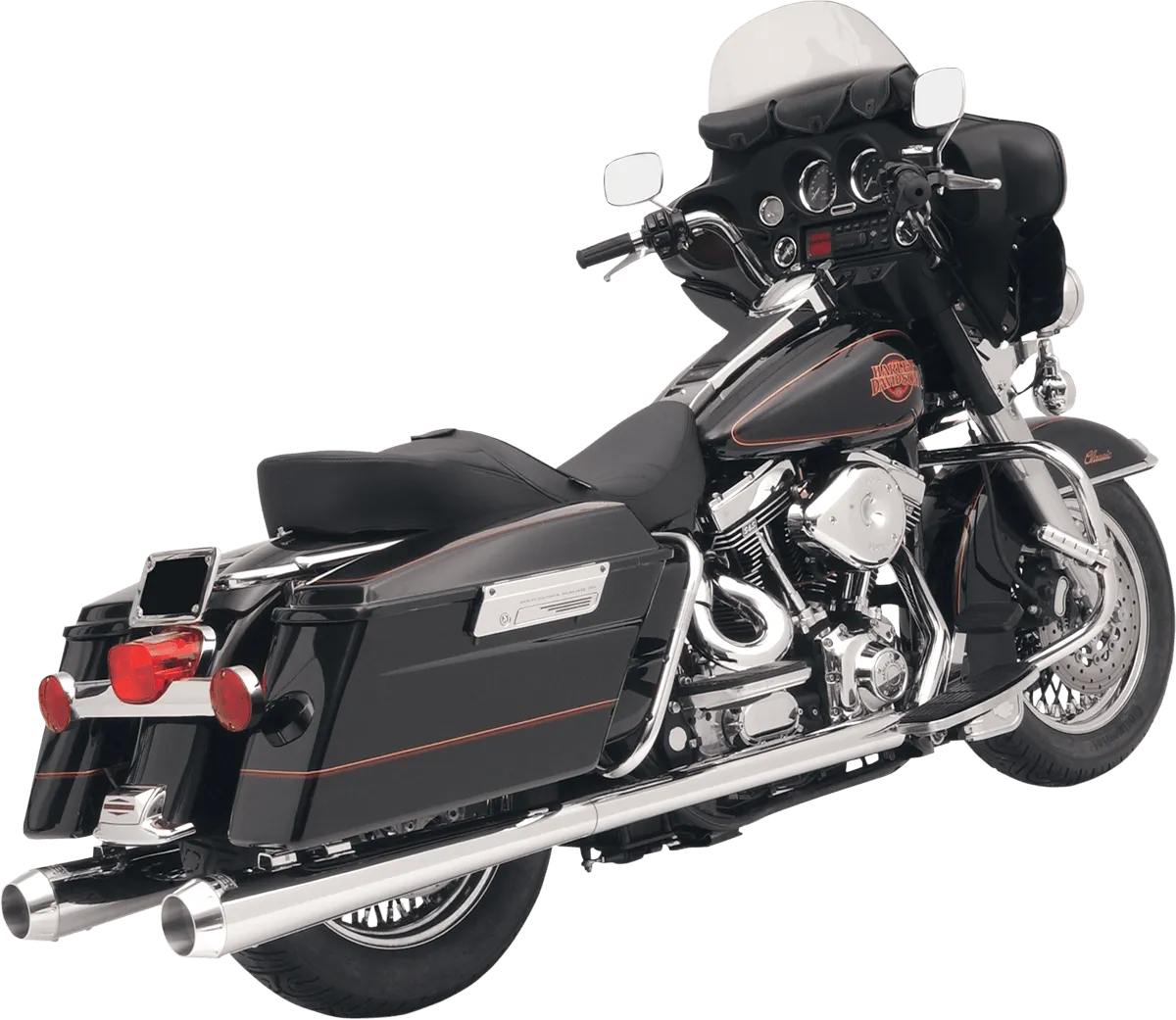 Bassani Manufacturing BE40L Polished Billet Inverted Fluted End Cap for 4in. Slip-On Mufflers