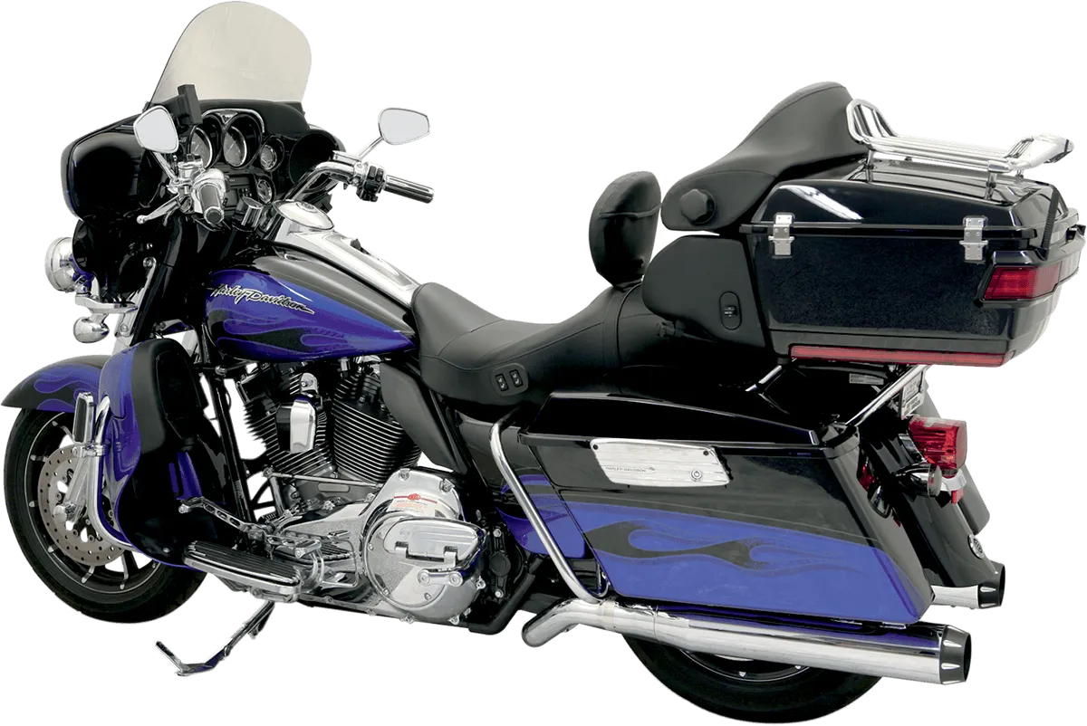 Bassani Manufacturing FLH-757 B4 Straight Exhaust System - Chrome