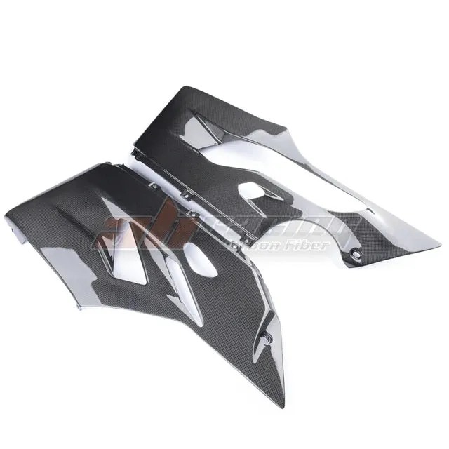 Belly Panel Lower Side Fairings For Ducati 1199 899 1299 959 Full Carbon Fiber 100%
