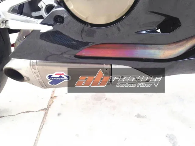 Belly Panel Lower Side Fairings For Ducati 1199 899 1299 959 Full Carbon Fiber 100%