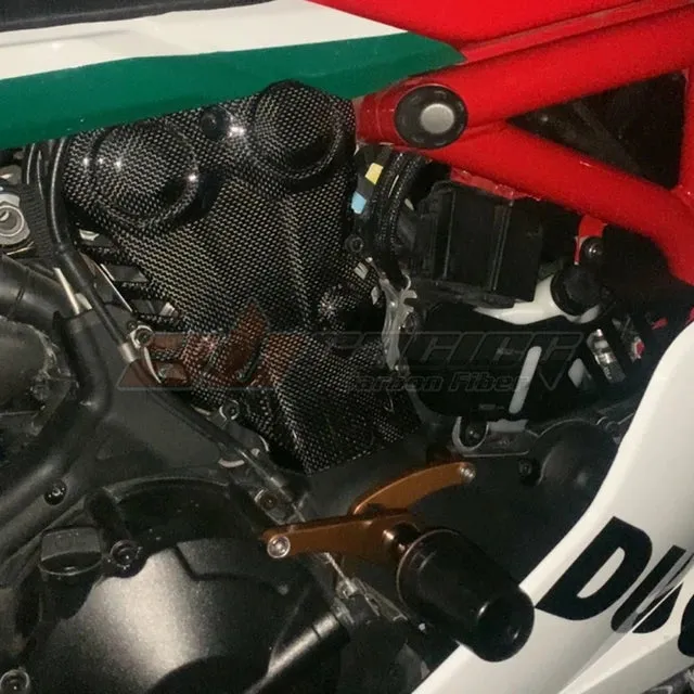 Belt Cover For Ducati Supersport 2017-2019 Full Carbon Fiber 100%