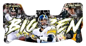 Ben Roethlisberger Custom Visor for Any Full Size Riddell Helmet (Universal Fit)