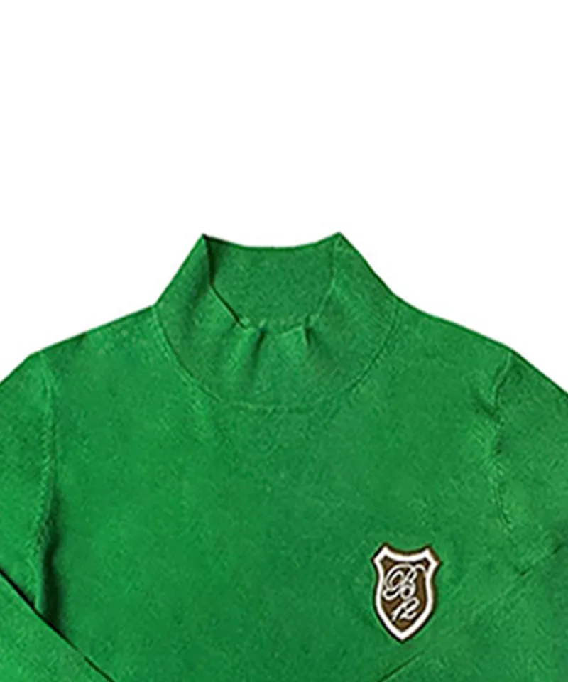 BENECIA 12 Halfneck Plain New - Green