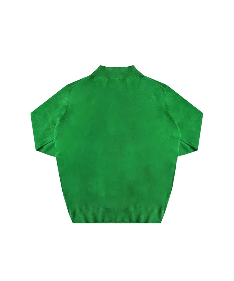 BENECIA 12 Halfneck Plain New - Green