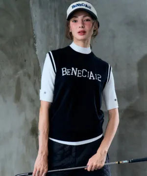 BENECIA 12 Lettering Vest - Black