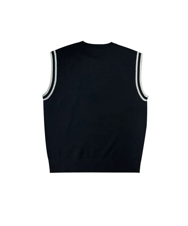 BENECIA 12 Lettering Vest - Black
