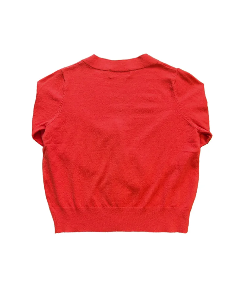 BENECIA 12 Noble Cardigan - Red