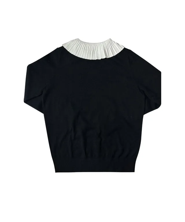 BENECIA 12 Pleated Knit - Black
