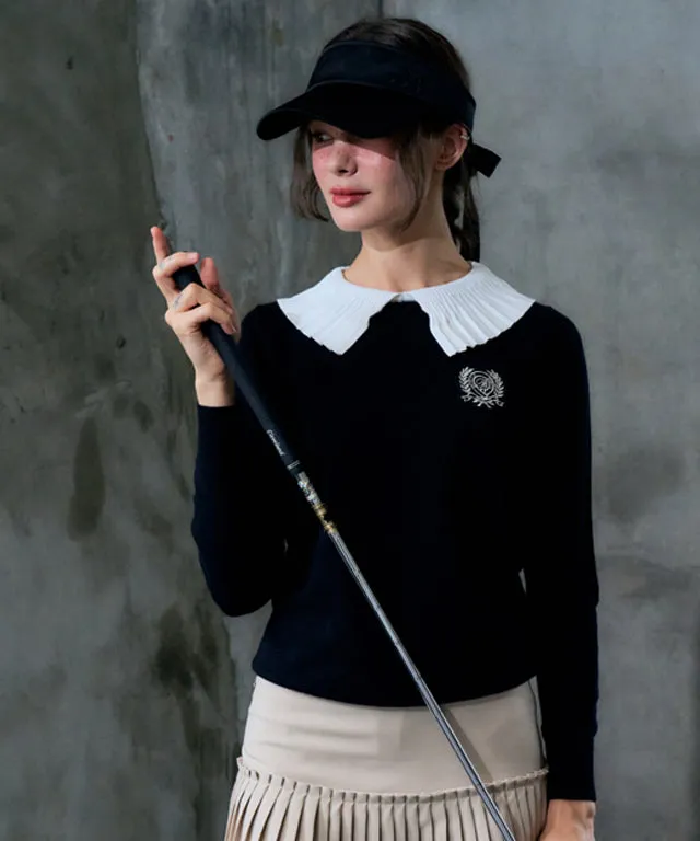 BENECIA 12 Pleated Knit - Black