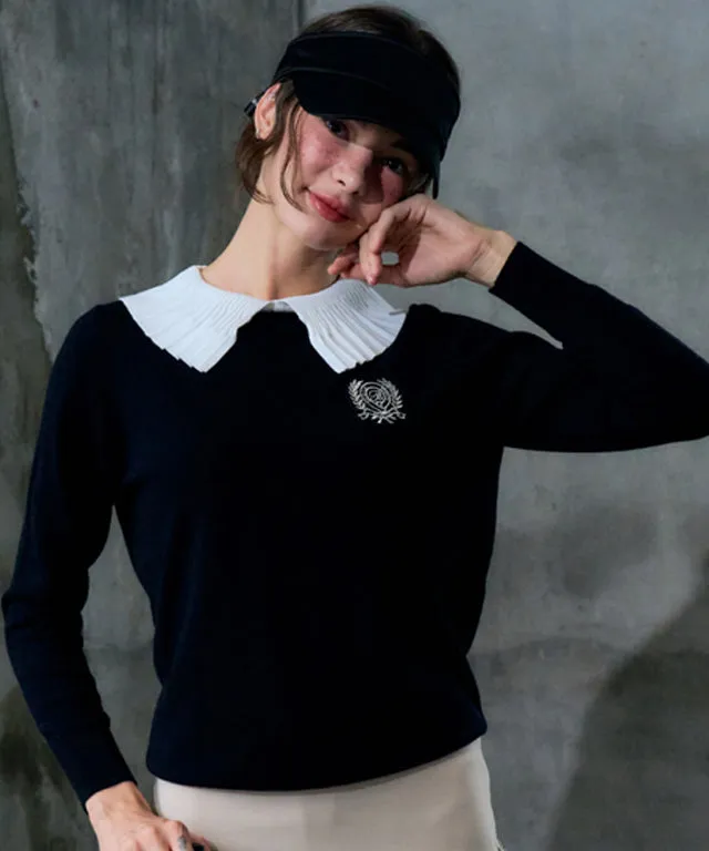 BENECIA 12 Pleated Knit - Black