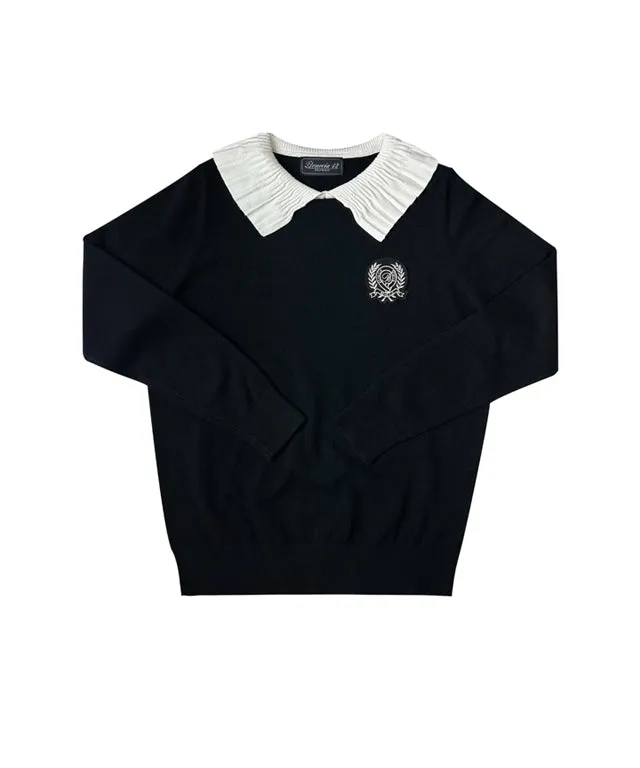 BENECIA 12 Pleated Knit - Black