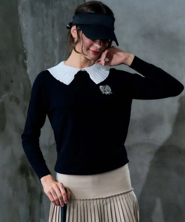 BENECIA 12 Pleated Knit - Black