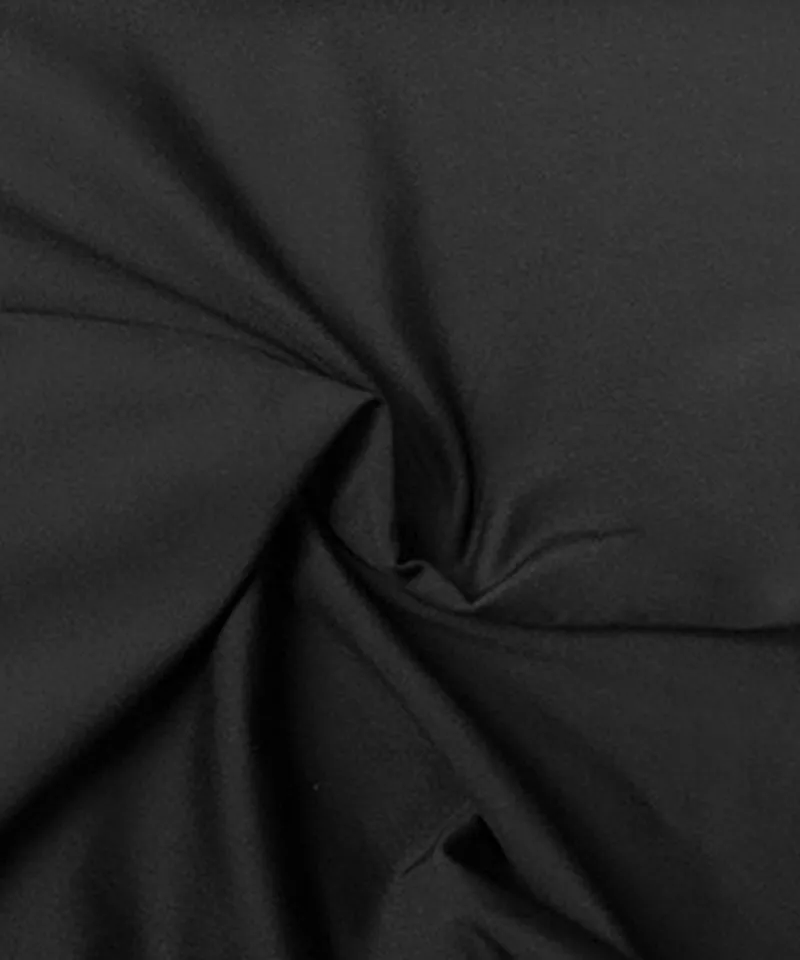 BENECIA 12 Puff Ribbon Neck Functional Tee - Black