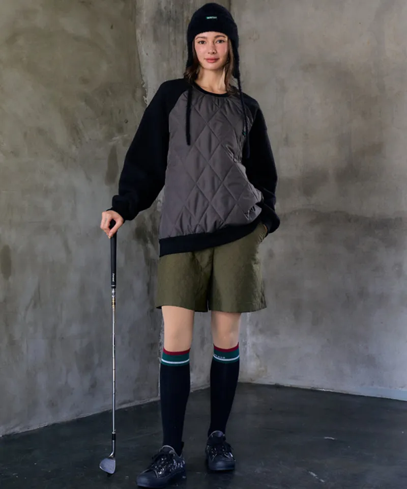 BENECIA 12 Quilted Dumble Sweatshirt - Black