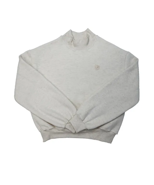 BENECIA 12 Raised Wappen Half Neck Sweatshirt
