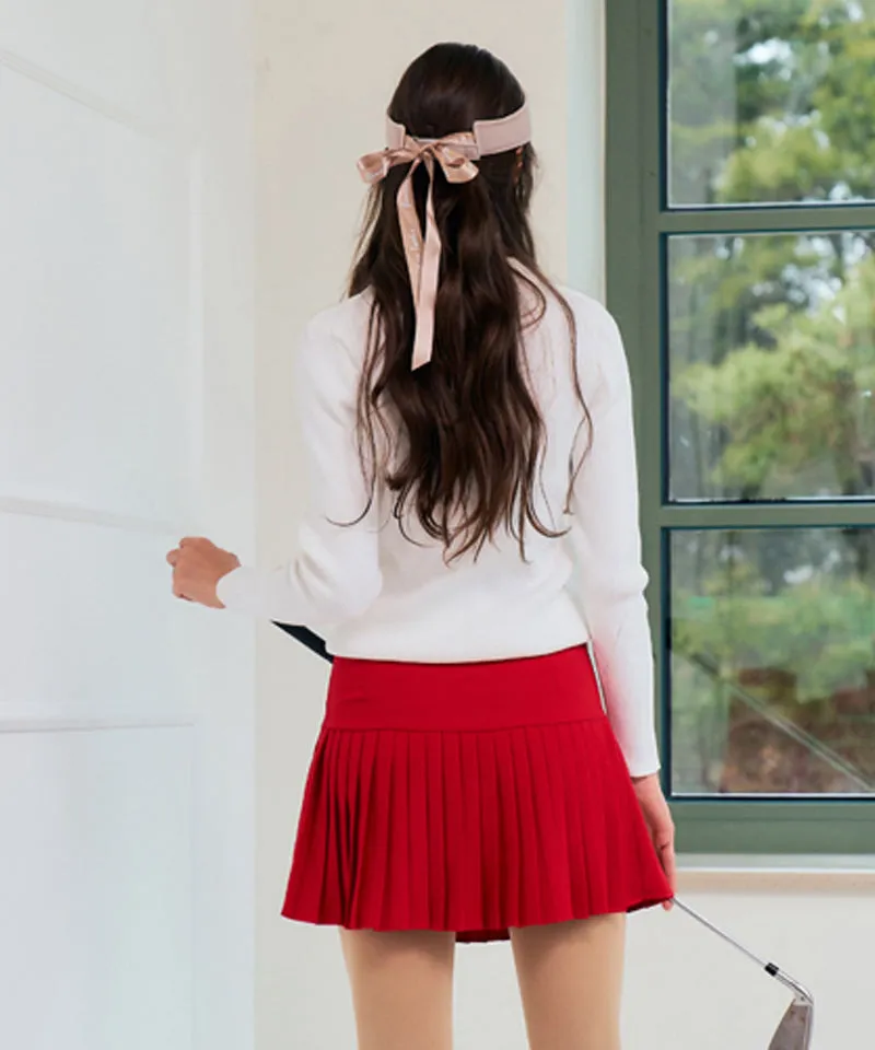 BENECIA 12 Ribbed Knit Collar - Ivory