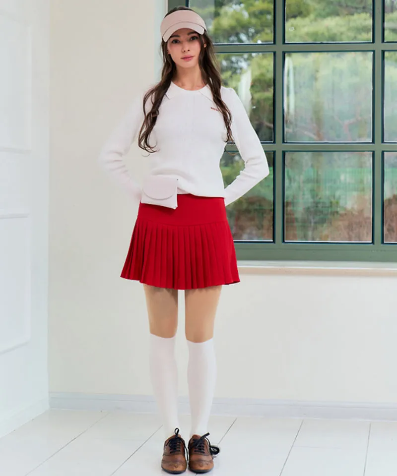 BENECIA 12 Ribbed Knit Collar - Ivory