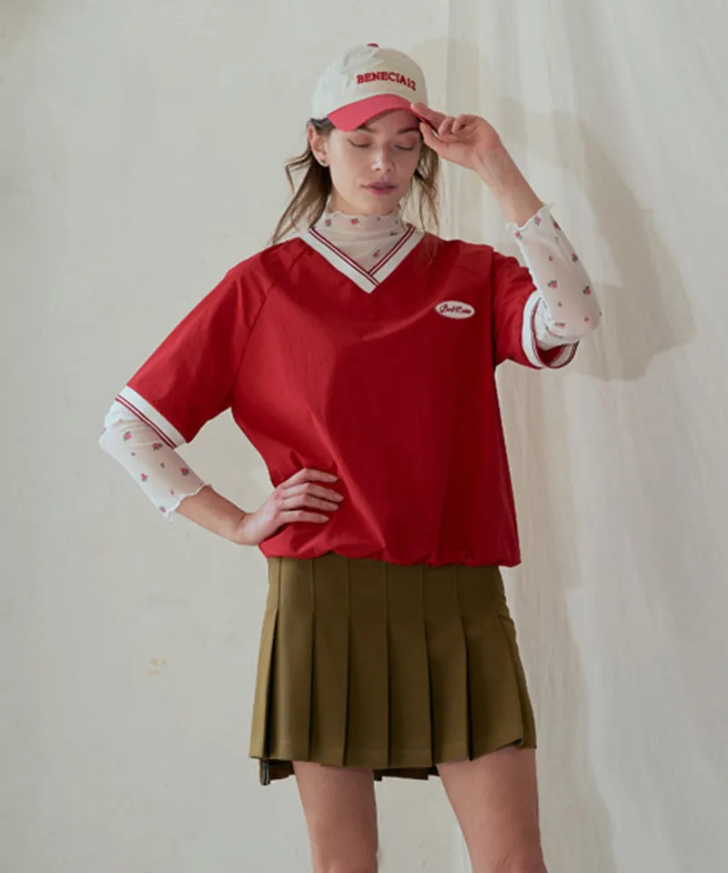 BENECIA 12 Stretch Short Sleeve - Red