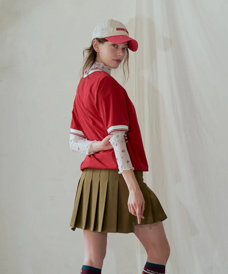 BENECIA 12 Stretch Short Sleeve - Red
