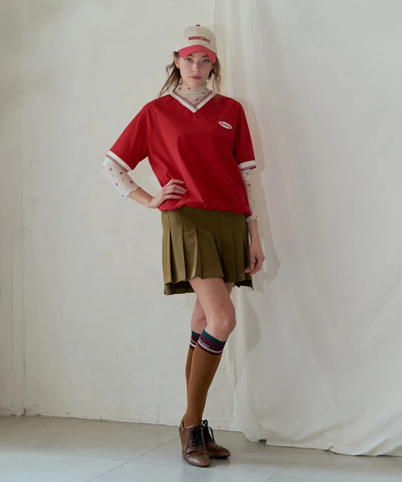 BENECIA 12 Stretch Short Sleeve - Red