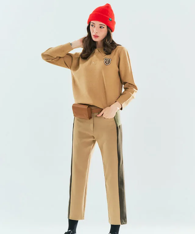 BENECIA 12 Waffle Long Sleeves - Dark Beige