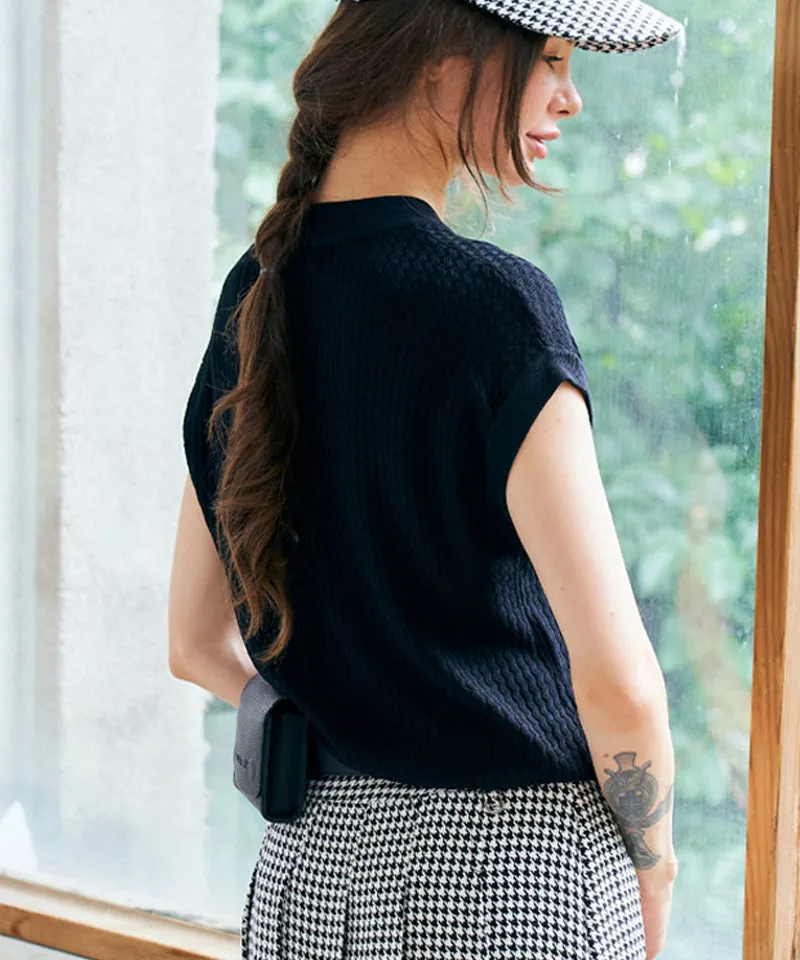 BENECIA 12 Zigzag Vest - Black