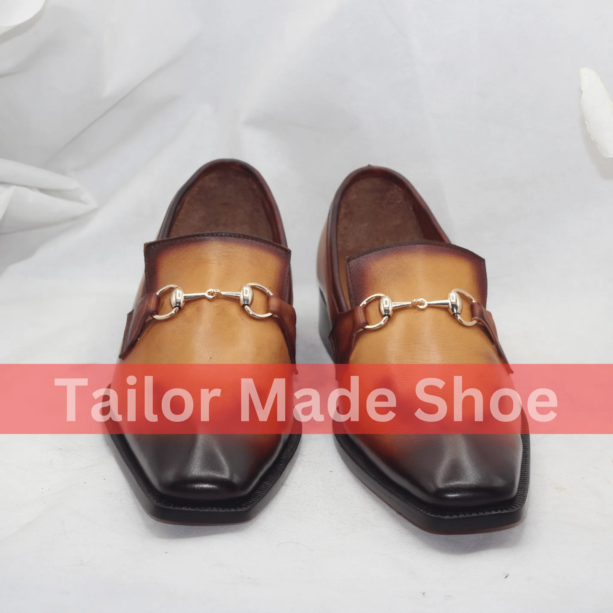 Bespoke Two-Tone Shoes – Tailored to Your Taste Artisan-Crafted Leather Loafers Shoes Your Impeccable Style Premium Patent Leather Shoes Slip-on Shoes, Whole Cut Shoes, for Mens