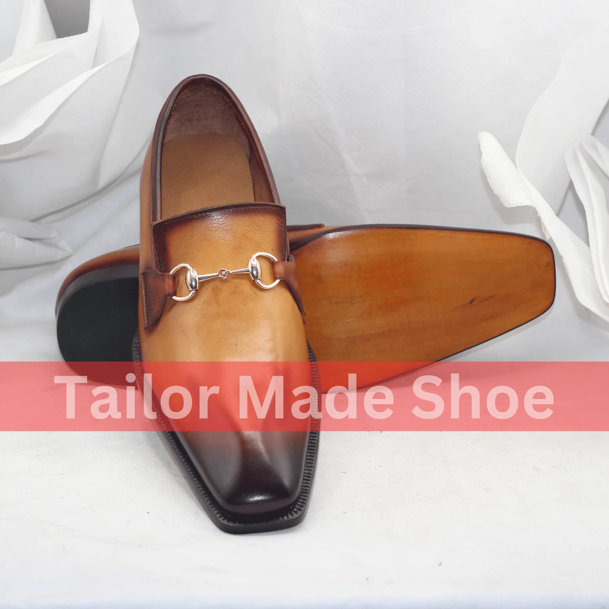 Bespoke Two-Tone Shoes – Tailored to Your Taste Artisan-Crafted Leather Loafers Shoes Your Impeccable Style Premium Patent Leather Shoes Slip-on Shoes, Whole Cut Shoes, for Mens