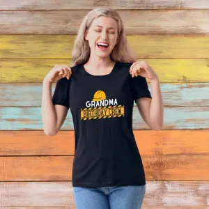 Birthday Crew - Grandma Construction Theme T-Shirt