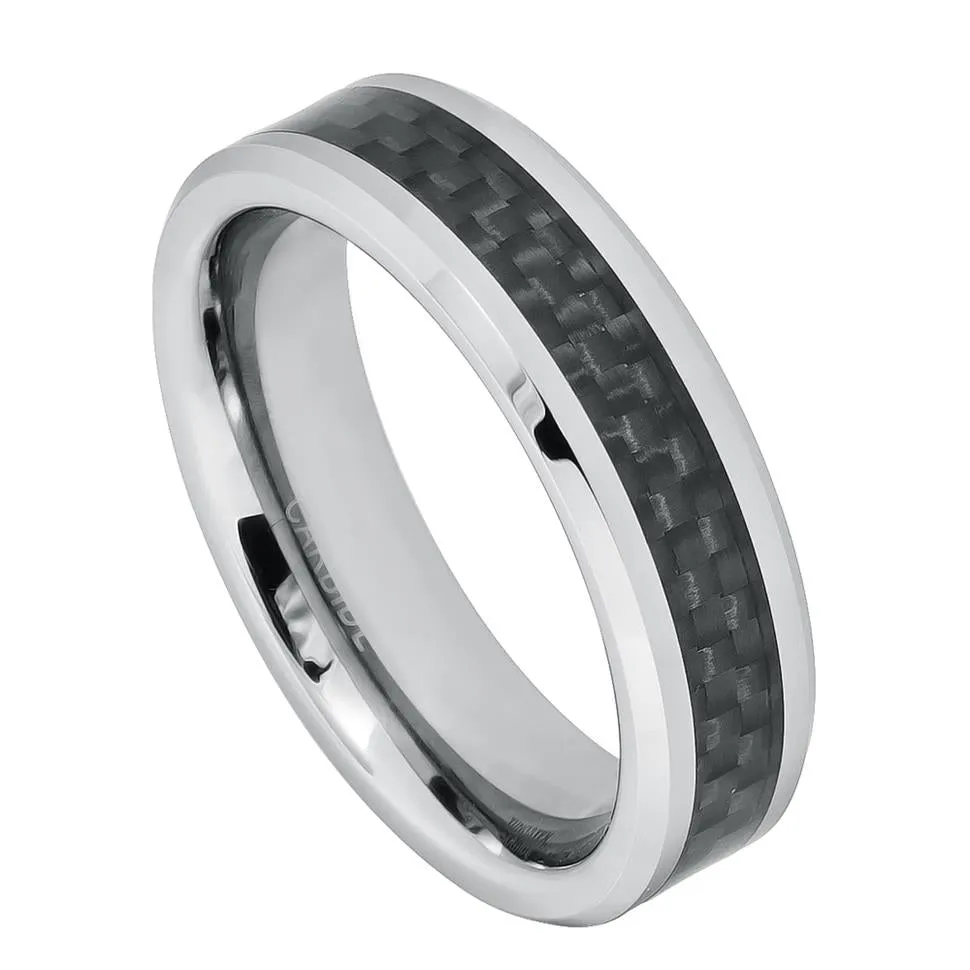 Black Carbon Fiber Inlay