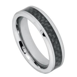 Black Carbon Fiber Inlay