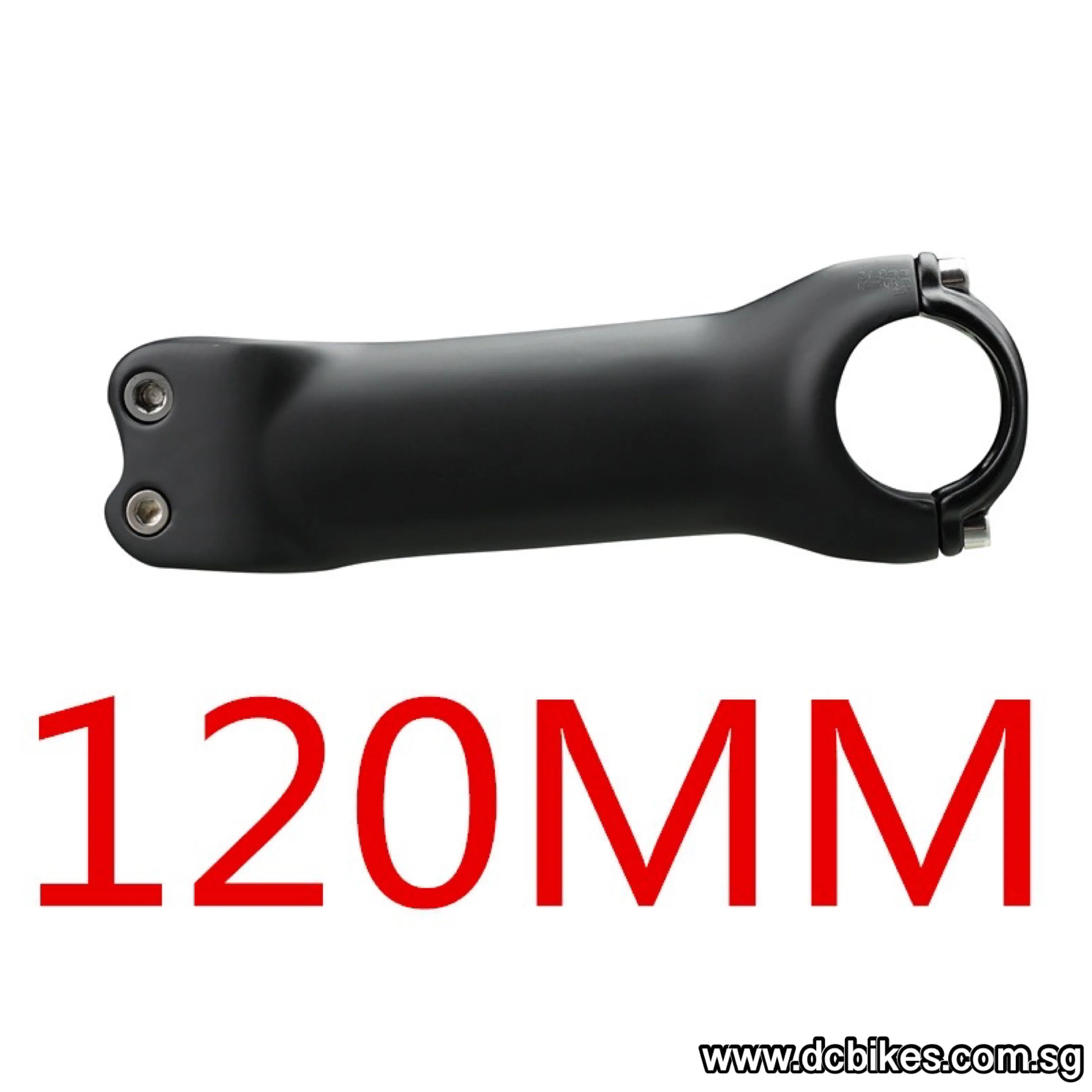 Black UD Matt Carbon Fiber Bicycle Stem 6 Degree 31.8mm