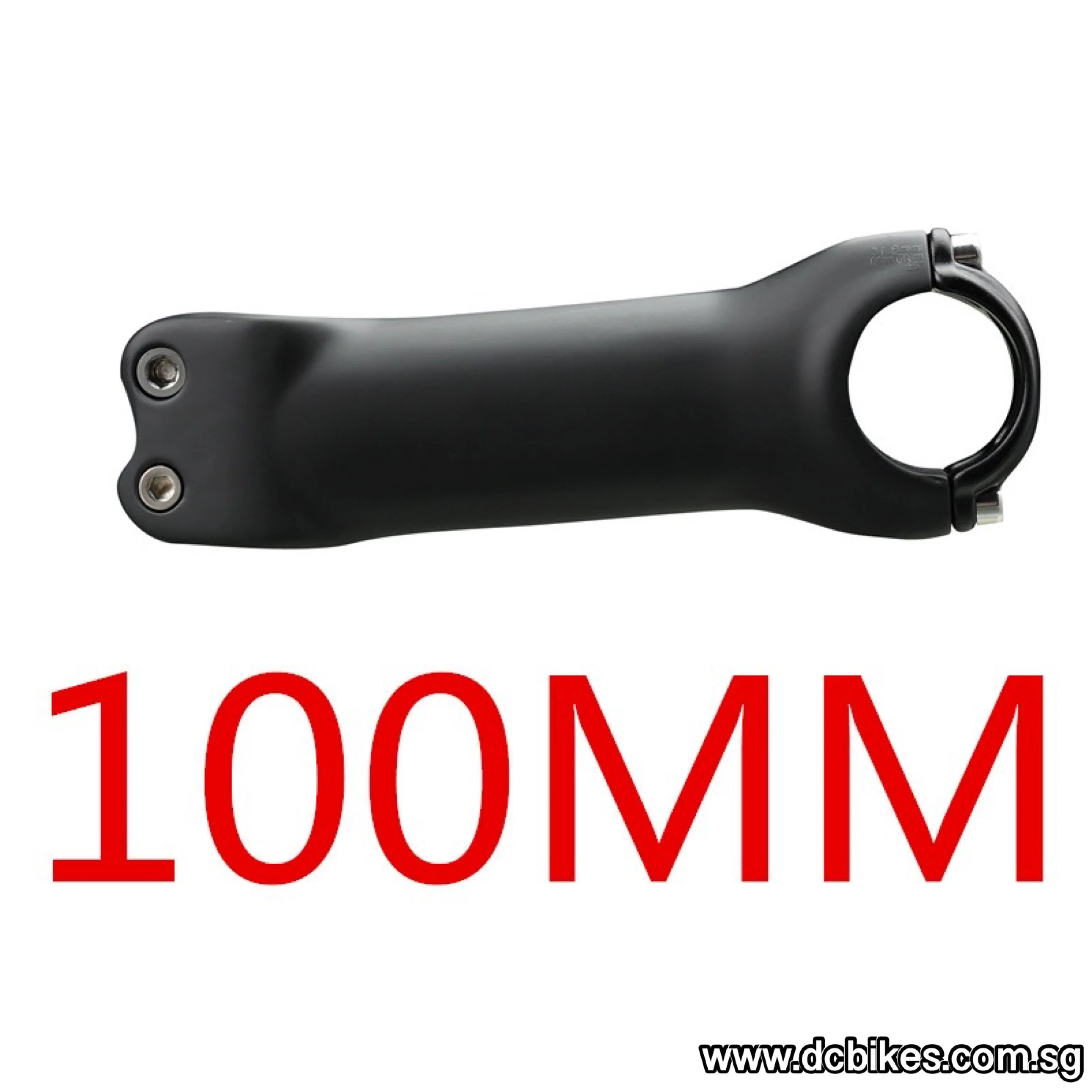 Black UD Matt Carbon Fiber Bicycle Stem 6 Degree 31.8mm