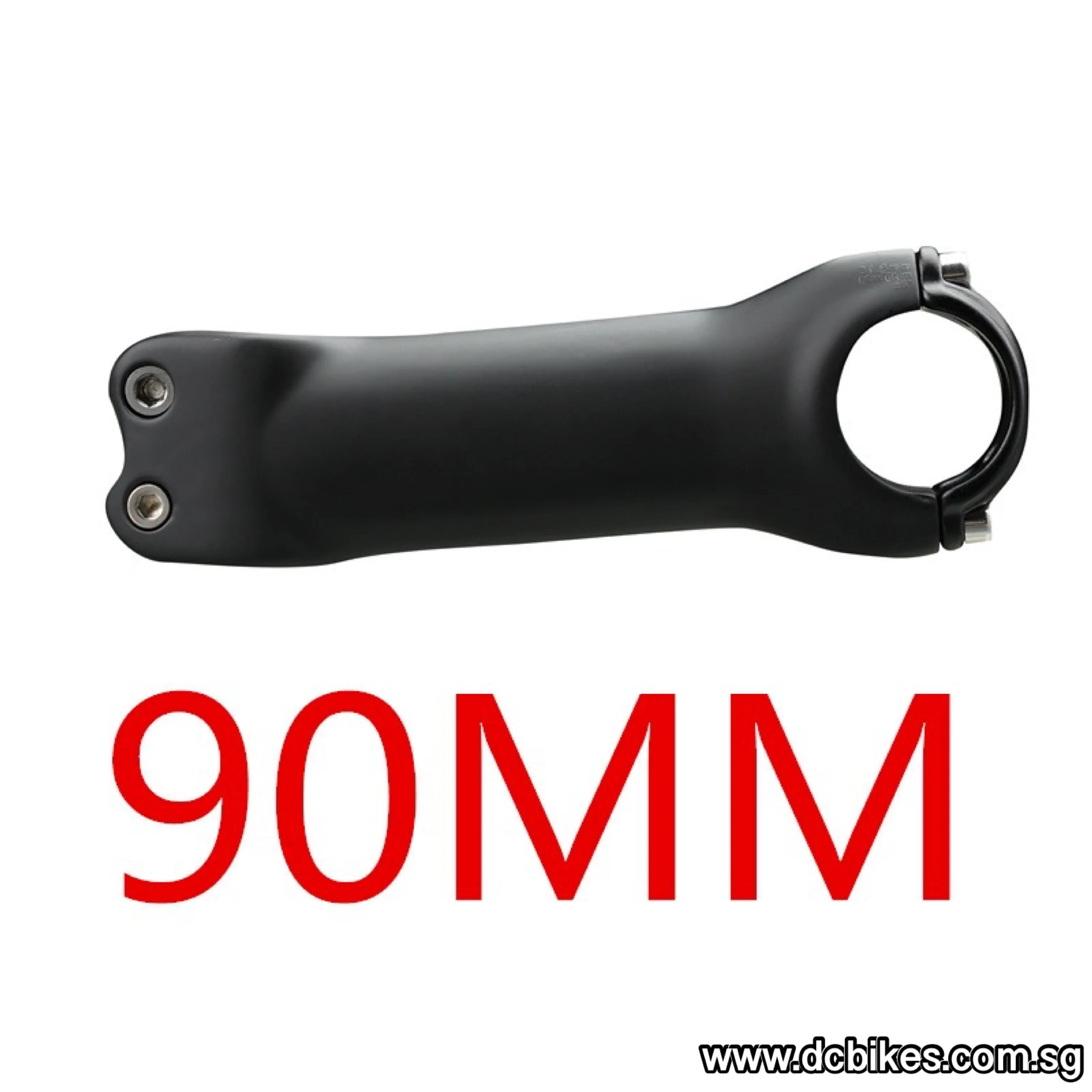 Black UD Matt Carbon Fiber Bicycle Stem 6 Degree 31.8mm