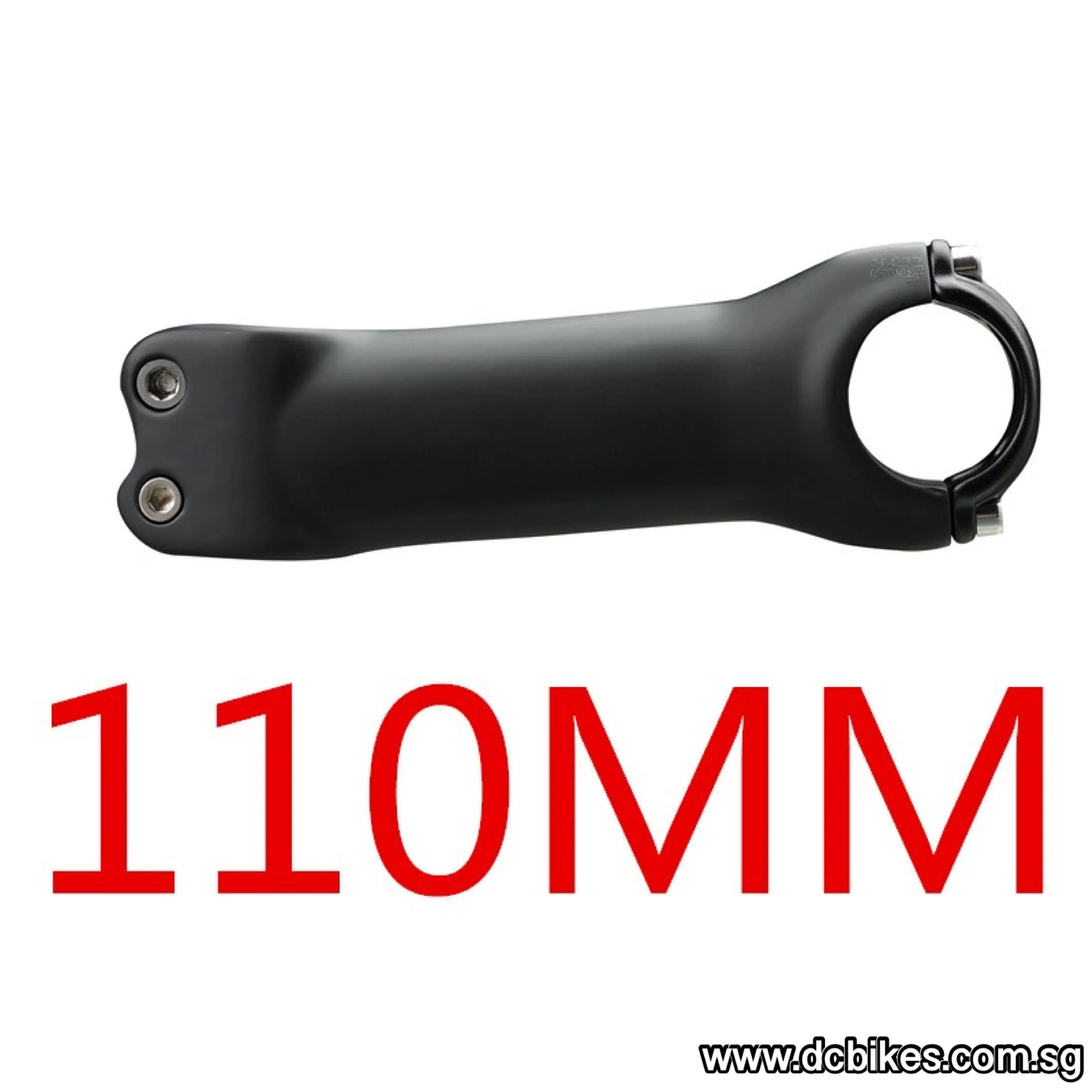 Black UD Matt Carbon Fiber Bicycle Stem 6 Degree 31.8mm