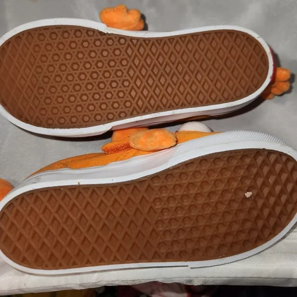 Blinky Fish Vans Kids Orange Vans