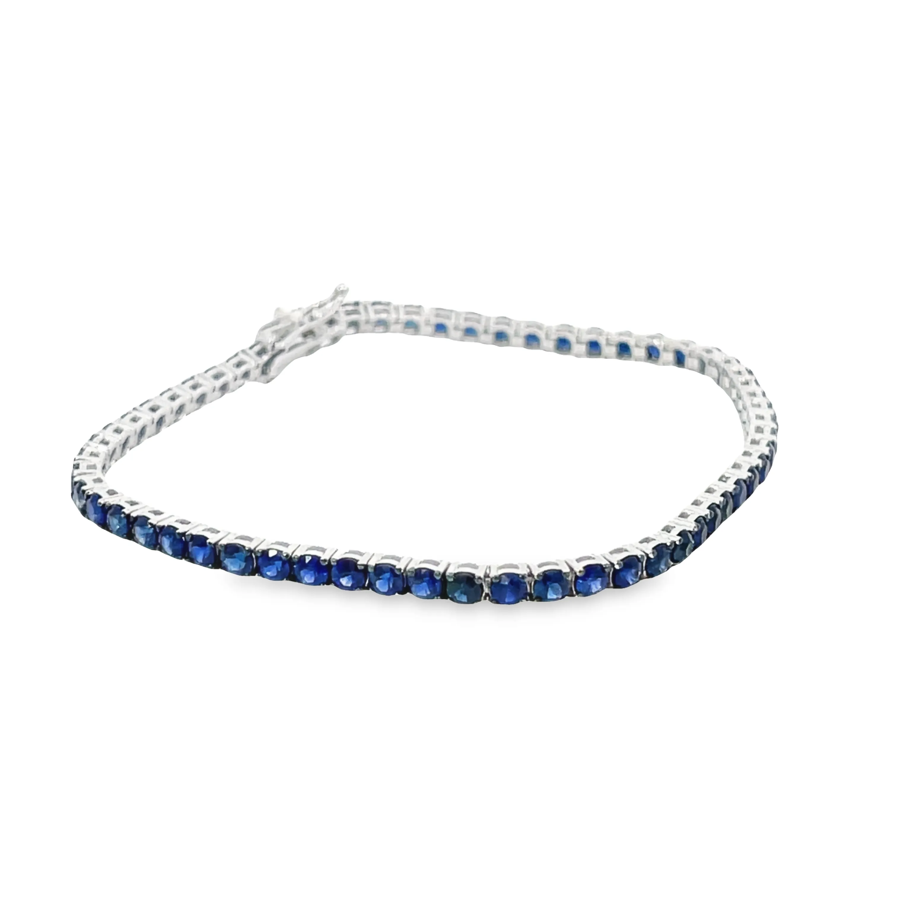 Blue Sapphire Tennis Bracelet