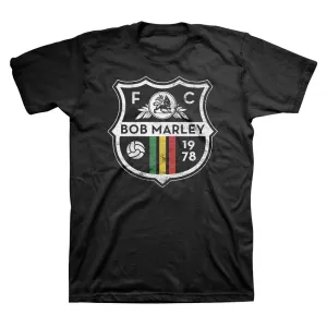Bob Marley Soccer Crest T-shirt