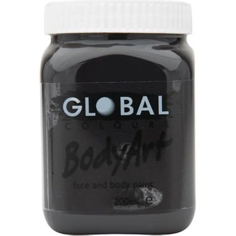 Body Art 200ml Jar - BLACK