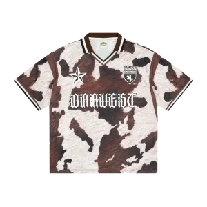 BRAVEST STUDIOS COW PRINT JERSEY