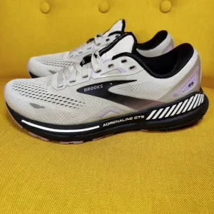 Brooks Adrenaline GTS 23 Women's Sneakers Gray/Black/Purple Running Shoe Size 7B