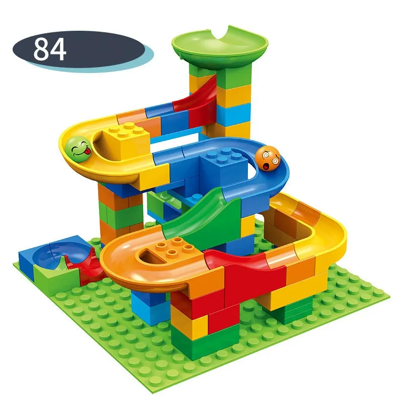 Building Block Marble Run