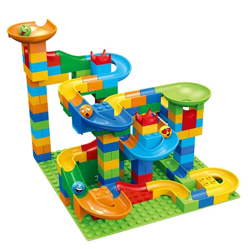 Building Block Marble Run